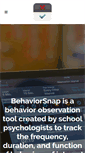 Mobile Screenshot of behaviorsnap.com